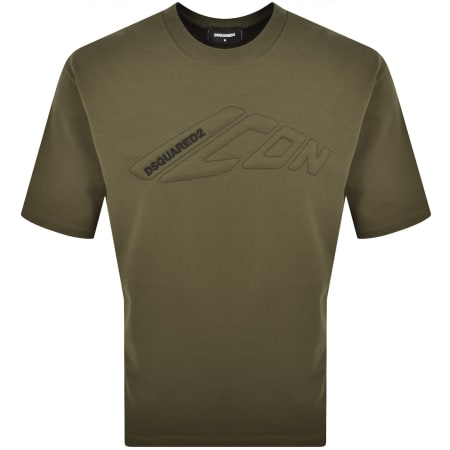 美品DSQUARED2 オリーブ Tシャツ Lサイズ 在庫最終セール DSQUARED2(ディースクエアード)ロンT 3種類 (D